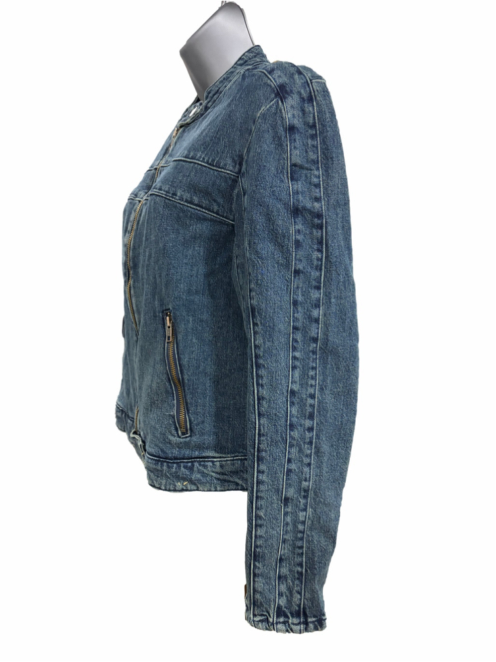 NWT Free People Fast Lane Denim Moto Alchemy Medium - Picture 5 of 12
